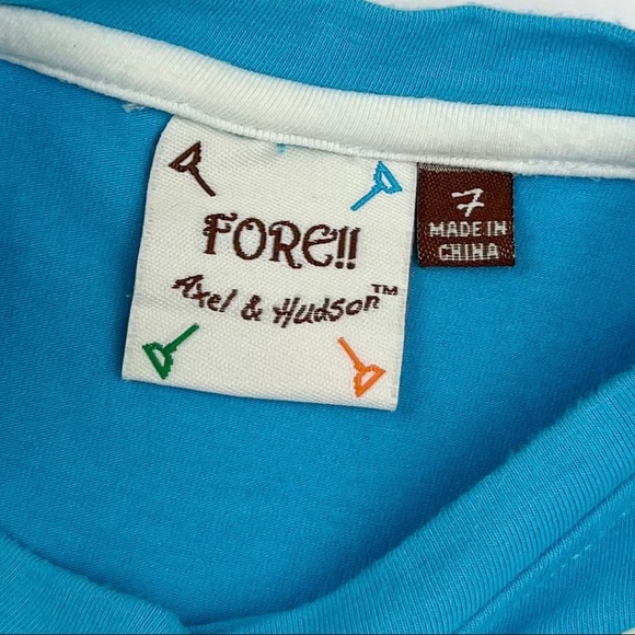 Fore!! Axel & Hudson Retro Look Bamboo Blend Tee - Picture 4 of 6